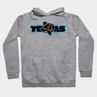 Texas Style Cyan Hoodie